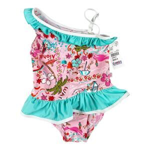 NEW Floatimini Hawaii Tropical Ruffle One Piece Swimsuit 6